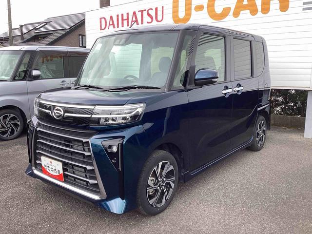 タントカスタムＸインパネシフト　プッシュスタートスイッチ　電子カードキー　電動パーキングブレーキ　衝突回避支援ブレーキ機能　レーンアシスト　アルミホイール　ＡＢＳ（鹿児島県）の中古車