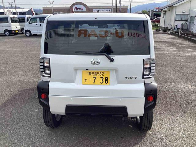 タフトGインパネシフト プッシュスタートスイッチ 電子カードキー 電動パーキングブレーキ アルミホイール レーンアシスト 衝突被害軽減システム サンルーフ付き(ガラスルーフ) ABS(鹿児島県)の中古車