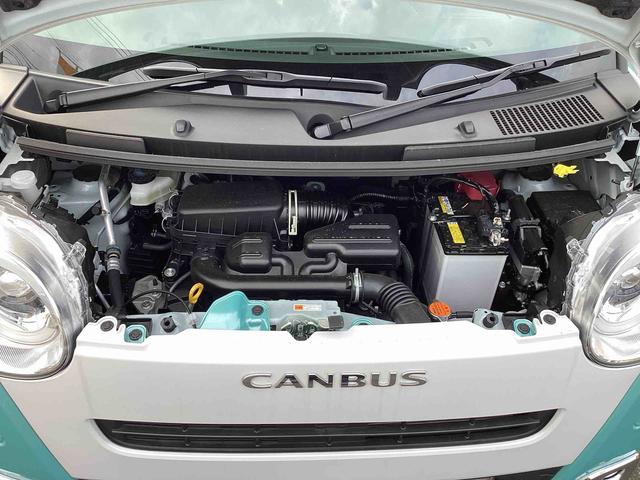 ムーヴキャンバスストライプスＧインパネシフト　プッシュスタートスイッチ　電子カードキー　電動パーキングブレーキ　軽減ブレーキ　レーンキープ　ＡＢＳ（鹿児島県）の中古車