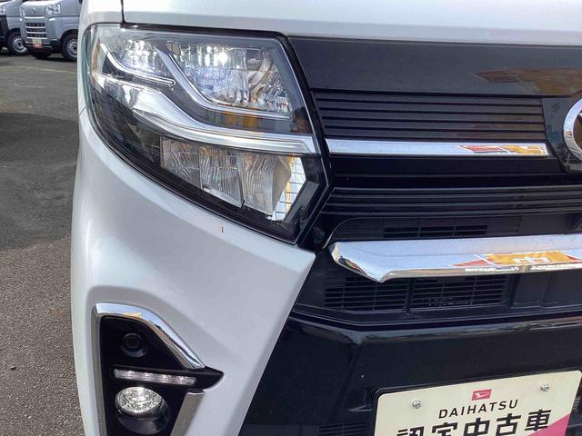 タントカスタムＸインパネシフト　プッシュスタートスイッチ　電子カードキー　カーナビ　ドラレコ　ＥＴＣ　衝突軽減Ｂ　車線逸脱警報装置　ＡＢＳ付　両側スライドドア（鹿児島県）の中古車