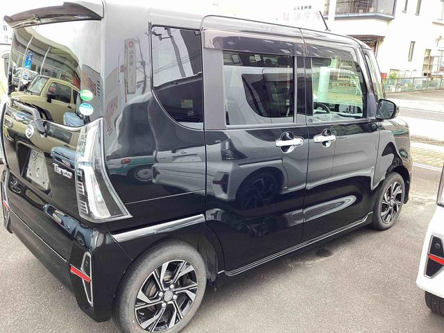 タントカスタムＸインパネシフト　プッシュスタートスイッチ　カーナビ　電子カードキー　衝突軽減Ｂ　車線逸脱警報装置　ＡＢＳ付（鹿児島県）の中古車