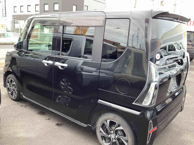 タントカスタムＸインパネシフト　プッシュスタートスイッチ　カーナビ　電子カードキー　衝突軽減Ｂ　車線逸脱警報装置　ＡＢＳ付（鹿児島県）の中古車