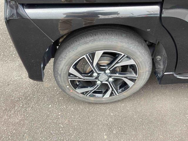 タントカスタムＸインパネシフト　プッシュスタートスイッチ　カーナビ　電子カードキー　衝突軽減Ｂ　車線逸脱警報装置　ＡＢＳ付（鹿児島県）の中古車