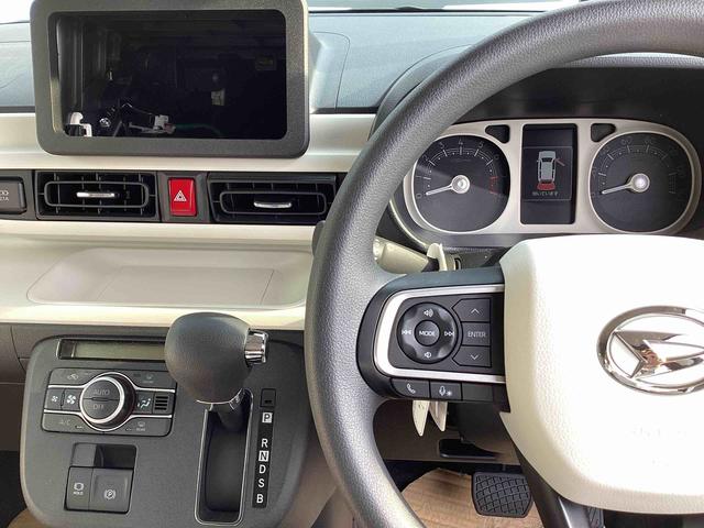ムーヴキャンバスストライプスＧインパネシフト　プッシュスタートスイッチ　電子カードキー　電動パーキングブレーキ　追突軽減ブレーキ　車線逸脱警告　両側スライドドア　ＡＢＳ（鹿児島県）の中古車