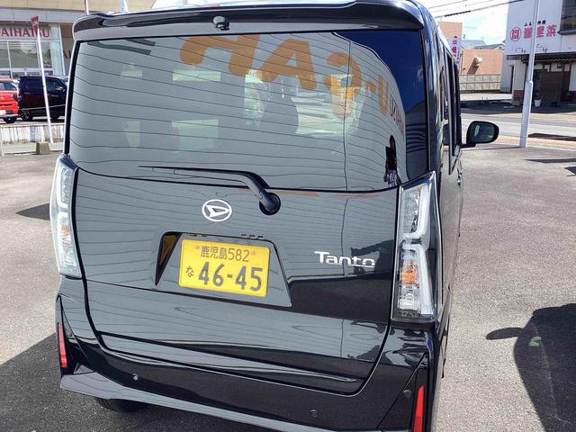 タントカスタムＸインパネシフト　プッシュスタートスイッチ　電子カードキー　衝突軽減ブレーキ　車線逸脱防止　オートＬＥＤ　両側スライド　アルミホイール　ＡＢＳ（鹿児島県）の中古車