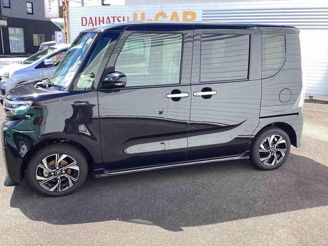 タントカスタムＸインパネシフト　プッシュスタートスイッチ　電子カードキー　衝突軽減ブレーキ　車線逸脱防止　オートＬＥＤ　両側スライド　アルミホイール　ＡＢＳ（鹿児島県）の中古車