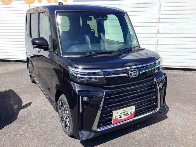 タントカスタムＸインパネシフト　プッシュスタートスイッチ　電子カードキー　衝突軽減ブレーキ　車線逸脱防止　オートＬＥＤ　両側スライド　アルミホイール　ＡＢＳ（鹿児島県）の中古車