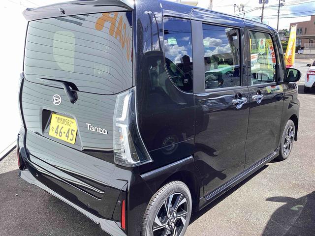 タントカスタムＸインパネシフト　プッシュスタートスイッチ　電子カードキー　衝突軽減ブレーキ　車線逸脱防止　オートＬＥＤ　両側スライド　アルミホイール　ＡＢＳ（鹿児島県）の中古車