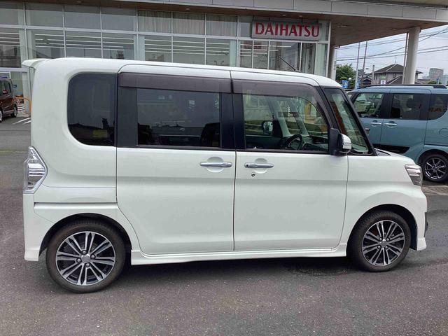 タントカスタムＲＳ　トップエディションＳＡタ−ボ　インパネシフト　プッシュスタートスイッチ　電子カードキー　ＡＢＳ　アルミホイール　カーナビゲーション　フォグランプ（鹿児島県）の中古車