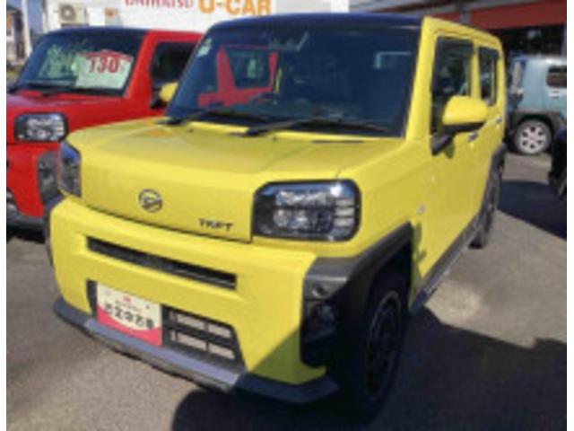 タフトＧターボターボエンジン　インパネシフト　プッシュスタートスイッチ　電子カードキー　シートヒーター　誤発進抑制装置　アルミホイール　ＡＢＳ　ガラスルーフ（鹿児島県）の中古車