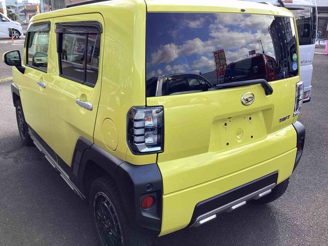 タフトＧターボターボエンジン　インパネシフト　プッシュスタートスイッチ　電子カードキー　シートヒーター　誤発進抑制装置　アルミホイール　ＡＢＳ　ガラスルーフ（鹿児島県）の中古車