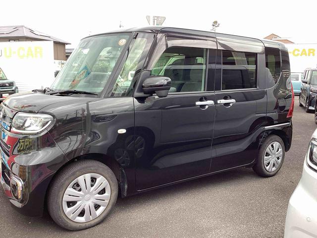 タントＸインパネシフト　プッシュスタートスイッチ　電子カードキー　カーナビ　バックモニター　ブレーキサポート　片側電動両側スライドドア　車線逸脱警報　オートハイビーム　ＡＢＳ（鹿児島県）の中古車