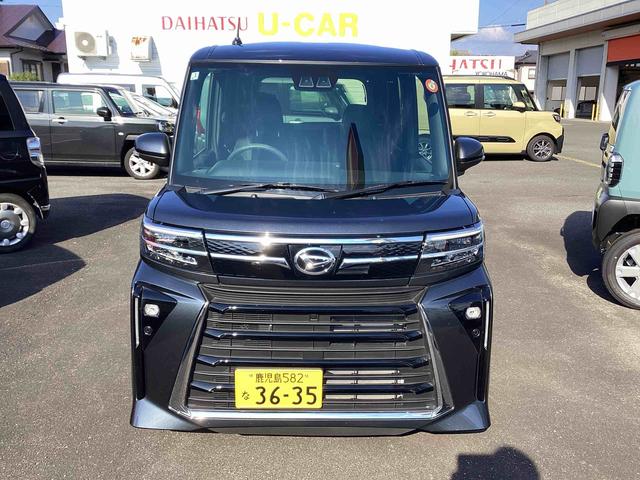 タントカスタムＸインパネシフト　プッシュスタートスイッチ　電子カードキー　電動パーキングブレーキ　シートヒーター　衝突軽減ブレーキ　車線逸脱防止　アルミホイール　ＡＢＳ（鹿児島県）の中古車