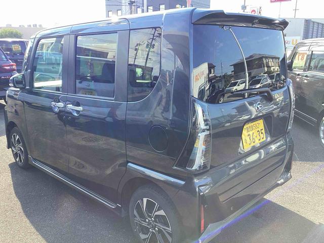 タントカスタムＸインパネシフト　プッシュスタートスイッチ　電子カードキー　電動パーキングブレーキ　シートヒーター　衝突軽減ブレーキ　車線逸脱防止　アルミホイール　ＡＢＳ（鹿児島県）の中古車