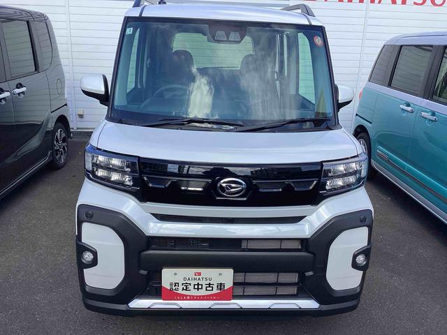 タントファンクロスインパネシフト　プッシュスタートスイッチ　電子カードキー　電動パーキングブレーキ　シートヒーター　衝突軽減システム　両側オートドア　レーンキープアシスト　ＡＢＳ　アルミホイール（鹿児島県）の中古車