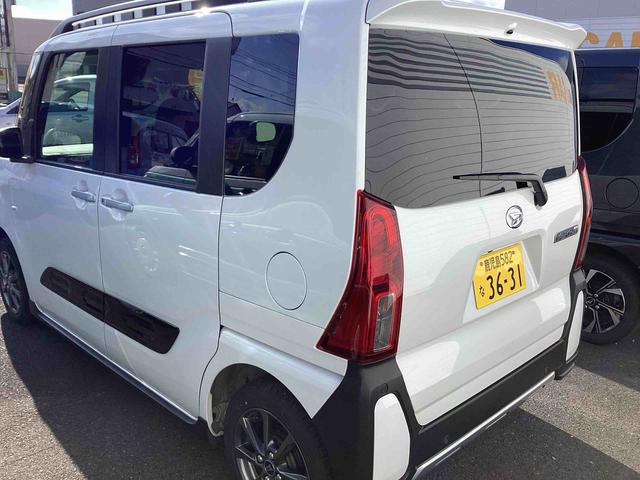 タントファンクロスインパネシフト　プッシュスタートスイッチ　電子カードキー　電動パーキングブレーキ　シートヒーター　衝突軽減システム　両側オートドア　レーンキープアシスト　ＡＢＳ　アルミホイール（鹿児島県）の中古車
