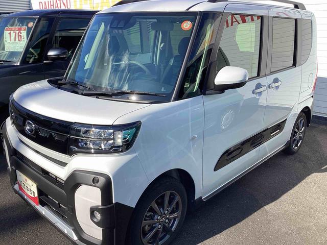 タントファンクロスインパネシフト　プッシュスタートスイッチ　電子カードキー　電動パーキングブレーキ　シートヒーター　衝突軽減システム　両側オートドア　レーンキープアシスト　ＡＢＳ　アルミホイール（鹿児島県）の中古車