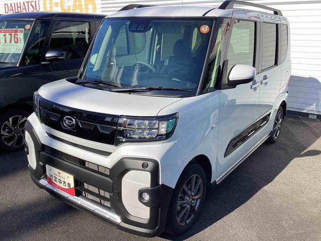 タントファンクロスインパネシフト　プッシュスタートスイッチ　電子カードキー　電動パーキングブレーキ　シートヒーター　衝突軽減システム　両側オートドア　レーンキープアシスト　ＡＢＳ　アルミホイール（鹿児島県）の中古車