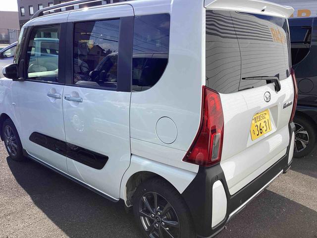 タントファンクロスインパネシフト　プッシュスタートスイッチ　電子カードキー　電動パーキングブレーキ　シートヒーター　衝突軽減システム　両側オートドア　レーンキープアシスト　ＡＢＳ　アルミホイール（鹿児島県）の中古車