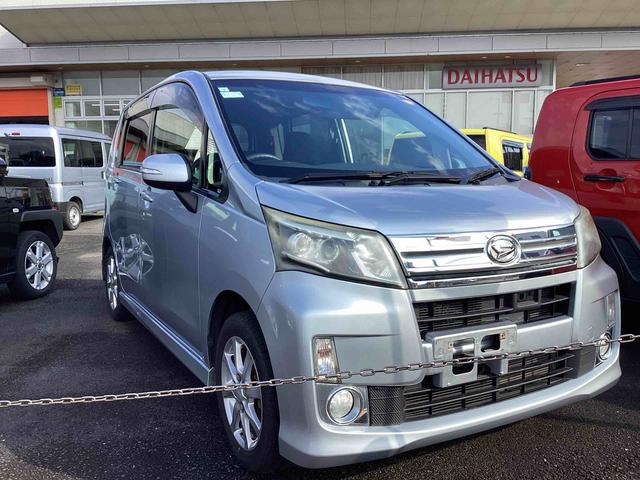 ムーヴカスタム X SAインパネシフト プッシュスタートスイッチ 電子カードキー CDプレーヤー アルミホイール エコアイドル オートエアコン(鹿児島県)の中古車