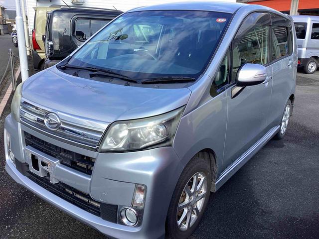 ムーヴカスタム X SAインパネシフト プッシュスタートスイッチ 電子カードキー CDプレーヤー アルミホイール エコアイドル オートエアコン(鹿児島県)の中古車