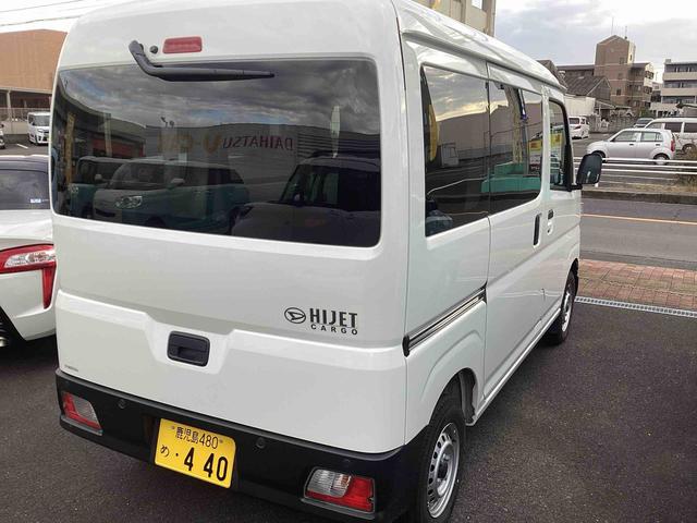 ハイゼットカーゴＤＸインパネシフト　両側スライドドア　ハイビームアシスト　レーンアシスト　両席エアバッグ　ＡＢＳ（鹿児島県）の中古車