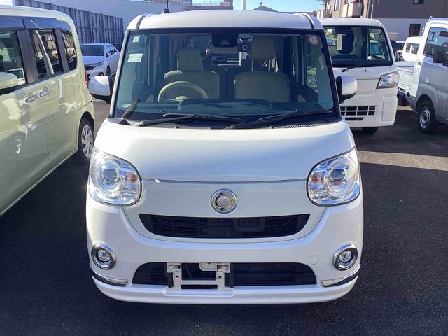 ムーヴキャンバスＧメイクアップ　ＳＡIIインパネシフト　プッシュスタートスイッチ　電子カードキー　カーナビ　両側自動スライドドア　衝突回避支援　ＡＢＳ　レーンアシスト（鹿児島県）の中古車