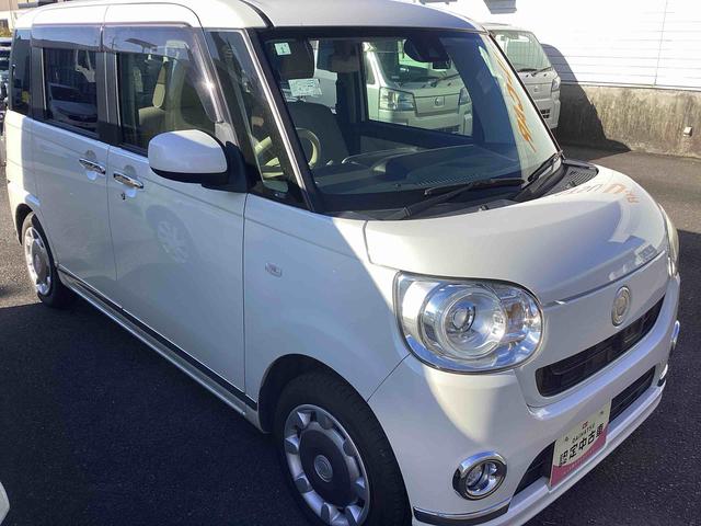 ムーヴキャンバスＧメイクアップ　ＳＡIIインパネシフト　プッシュスタートスイッチ　電子カードキー　カーナビ　両側自動スライドドア　衝突回避支援　ＡＢＳ　レーンアシスト（鹿児島県）の中古車