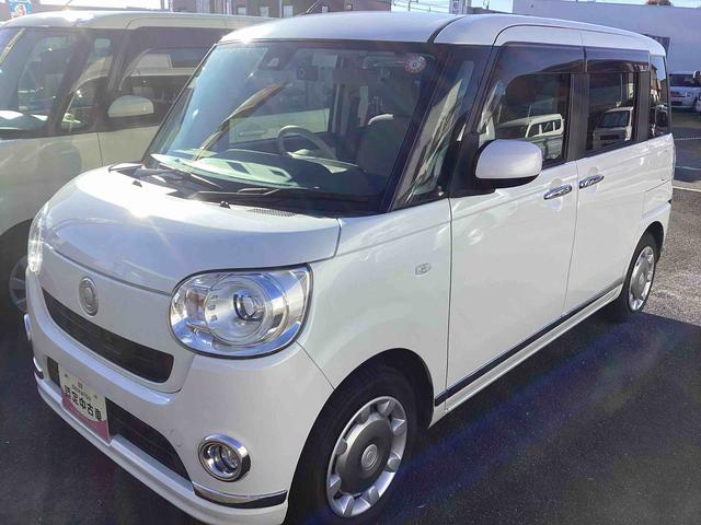 ムーヴキャンバスＧメイクアップ　ＳＡIIインパネシフト　プッシュスタートスイッチ　電子カードキー　カーナビ　両側自動スライドドア　衝突回避支援　ＡＢＳ　レーンアシスト（鹿児島県）の中古車