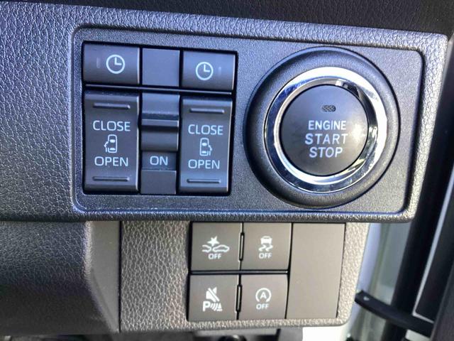 ムーヴキャンバスストライプスＧインパネシフト　プッシュスタートスイッチ　電子カードキー　電動パーキングブレーキ　車線逸脱警報　オートハイビーム　両側オートスライドドア　ＡＢＳ　エマージェンシーブレーキ（鹿児島県）の中古車