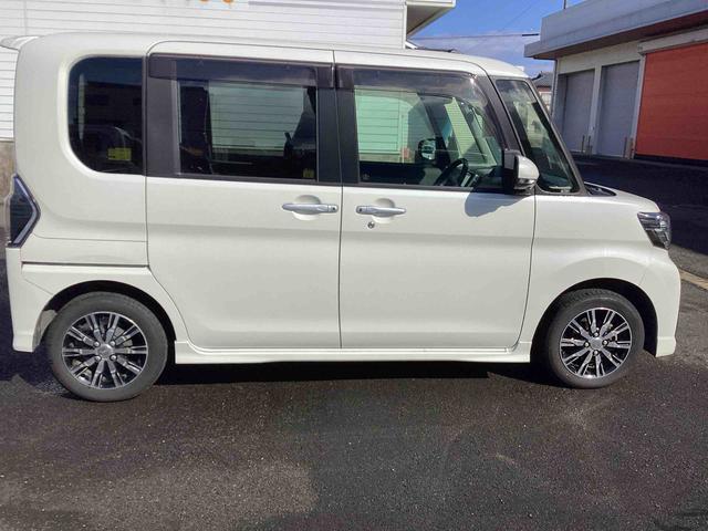 タントカスタムＸ　トップエディションＶＳ　ＳＡIIIインパネシフト　プッシュスタートスイッチ　電子カードキー　カーナビ　レーンアシスト　アルミホイール　ＡＢＳ　両側自動スライドドア　衝突軽減ブレーキ（鹿児島県）の中古車