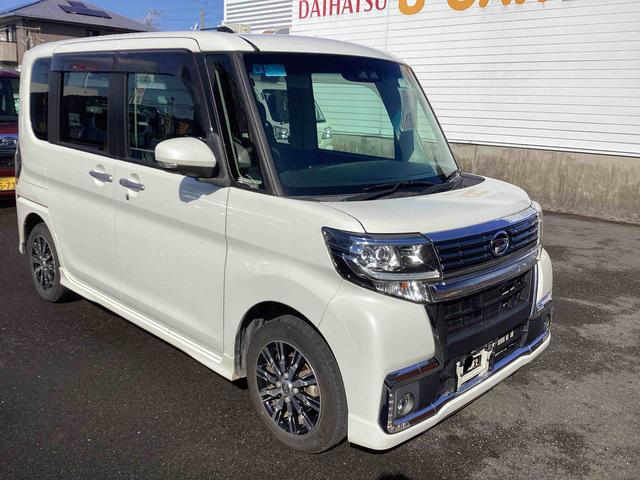 タントカスタムＸ　トップエディションＶＳ　ＳＡIIIインパネシフト　プッシュスタートスイッチ　電子カードキー　カーナビ　レーンアシスト　アルミホイール　ＡＢＳ　両側自動スライドドア　衝突軽減ブレーキ（鹿児島県）の中古車