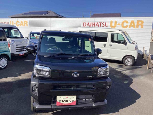 タフトGインパネシフト プッシュスタートスイッチ 電子カードキー 電動パーキングブレーキ ディスプレイオーディオ ガラスルーフ 車線逸脱防止 オートマチックハイビーム ABS アルミホイール(鹿児島県)の中古車