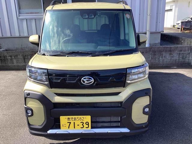 タントファンクロスインパネシフト プッシュスタートスイッチ 電子カードキー 電動パーキングブレーキ カーナビ レーンキープアシスト ハイビームアシスト 両側オートスライドドア アルミホイール ABS(鹿児島県)の中古車