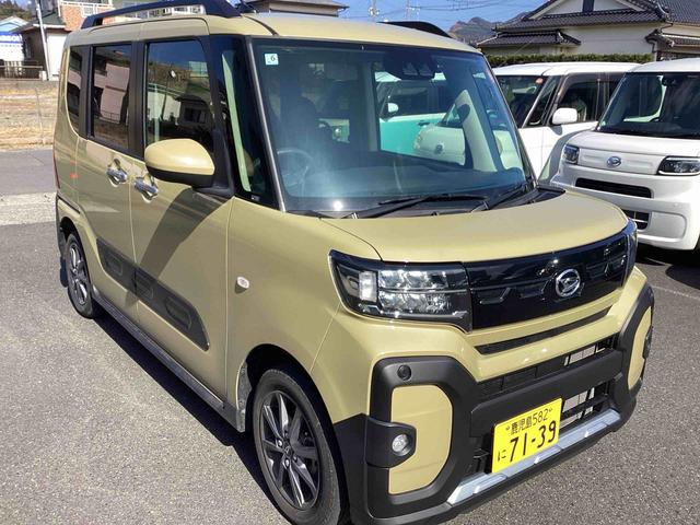 タントファンクロスインパネシフト プッシュスタートスイッチ 電子カードキー 電動パーキングブレーキ カーナビ レーンキープアシスト ハイビームアシスト 両側オートスライドドア アルミホイール ABS(鹿児島県)の中古車