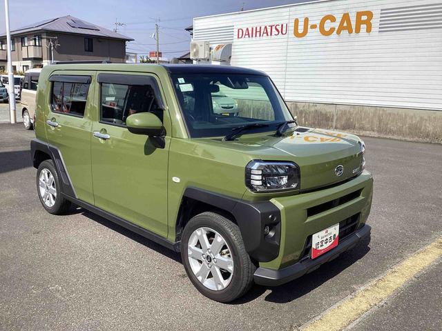 タフトＧインパネシフト　プッシュスタートスイッチ　電子カードキー　電動パーキングブレーキ　ムーンルーフ　車線逸脱防止　オートマチックハイビーム　ＡＢＳ　アルミホイール（鹿児島県）の中古車