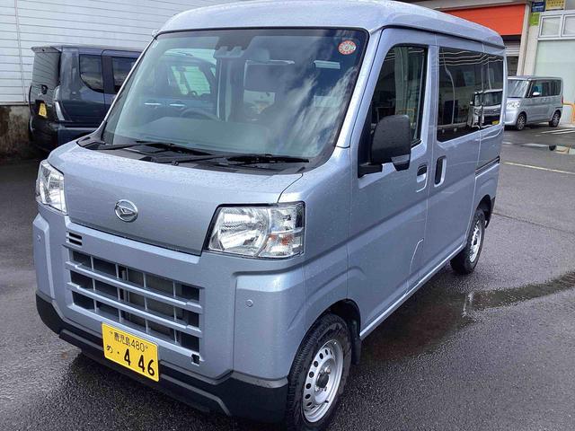 ハイゼットカーゴＤＸインパネシフト　運転席助手席エアバック　両側スライドドア　車線逸脱　衝突被害軽減システム　ＡＢＳ（鹿児島県）の中古車