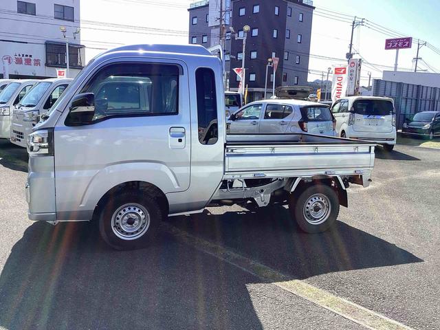ハイゼットトラックジャンボエクストラインパネシフト（ＣＶＴ）　４ＷＤ車　プッシュスタートスイッチ　電子カードキー　前後誤発進抑制　衝突被害軽減システム　オートハイビーム　ＡＢＳ（鹿児島県）の中古車