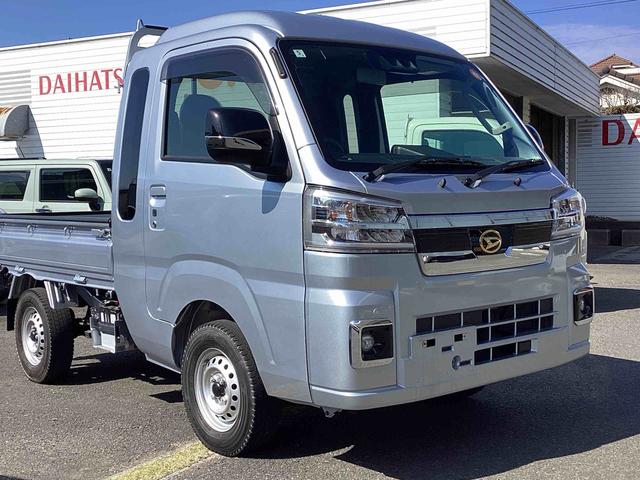 ハイゼットトラックジャンボエクストラインパネシフト（ＣＶＴ）　４ＷＤ車　プッシュスタートスイッチ　電子カードキー　前後誤発進抑制　衝突被害軽減システム　オートハイビーム　ＡＢＳ（鹿児島県）の中古車