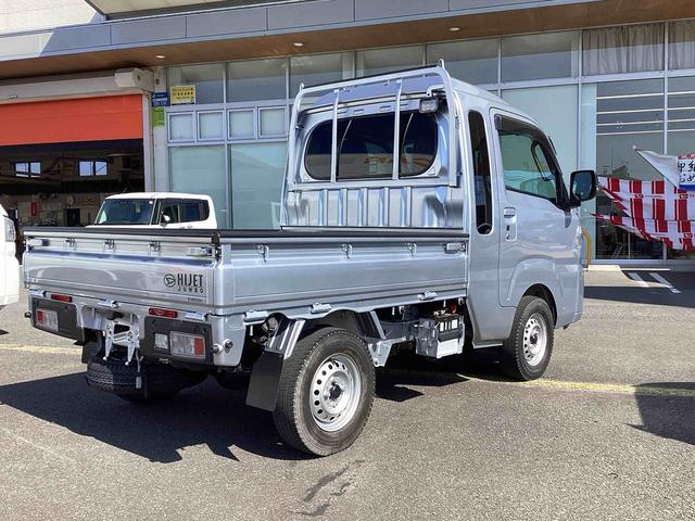 ハイゼットトラックジャンボエクストラインパネシフト（ＣＶＴ）　４ＷＤ車　プッシュスタートスイッチ　電子カードキー　前後誤発進抑制　衝突被害軽減システム　オートハイビーム　ＡＢＳ（鹿児島県）の中古車