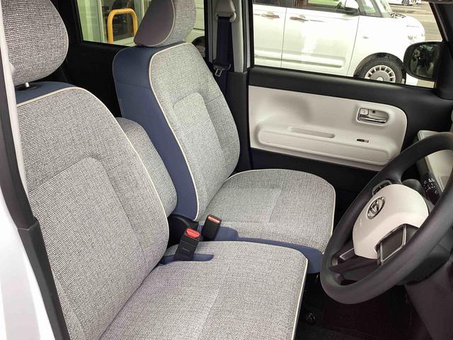 ムーヴキャンバスストライプスＧインパネシフト　プッシュスタートスイッチ　電子カードキー　電動パーキングブレーキ　衝突被害軽減　車線逸脱　オートハイビーム　両側パワースライドドア（鹿児島県）の中古車