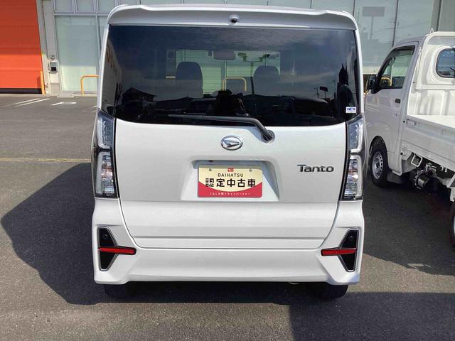 タントカスタムＲＳスタイルセレクションターボ車　インパネシフト　プッシュスタートスイッチ　電子カードキー　カーナビ　バックモニター　両側電動スライドドア　衝突軽減ブレーキ　　ＥＴＣ　オートハイビーム　レーンキープアシスト　アルミホイール（鹿児島県）の中古車