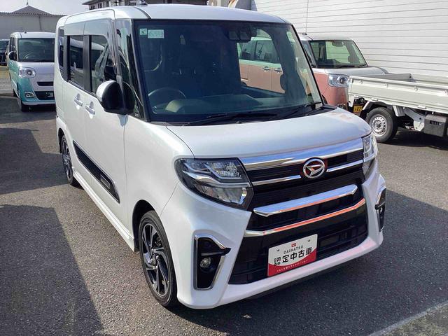 タントカスタムＲＳスタイルセレクションターボ車　インパネシフト　プッシュスタートスイッチ　電子カードキー　カーナビ　バックモニター　両側電動スライドドア　衝突軽減ブレーキ　　ＥＴＣ　オートハイビーム　レーンキープアシスト　アルミホイール（鹿児島県）の中古車