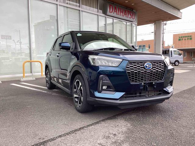 ロッキープレミアムＧ　ＨＥＶプッシュスタートスイッチ　電子カードキー　ディスプレイオーディオ　衝突被害軽減システム　レーンキープアシスト　アルミホイール　ＡＢＳ（鹿児島県）の中古車