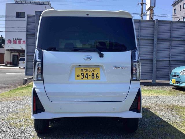 タントカスタムＸインパネシフト　プッシュスタートスイッチ　電子カードキー　電動パーキングブレーキ　両側電動スライドドア　レーンキープアシスト　衝突被害軽減システム　ＡＢＳ（鹿児島県）の中古車