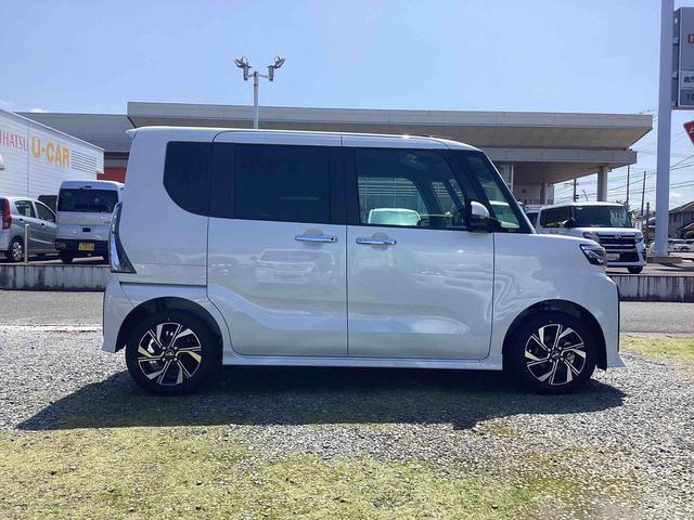 タントカスタムＸインパネシフト　プッシュスタートスイッチ　電子カードキー　電動パーキングブレーキ　両側電動スライドドア　レーンキープアシスト　衝突被害軽減システム　ＡＢＳ（鹿児島県）の中古車