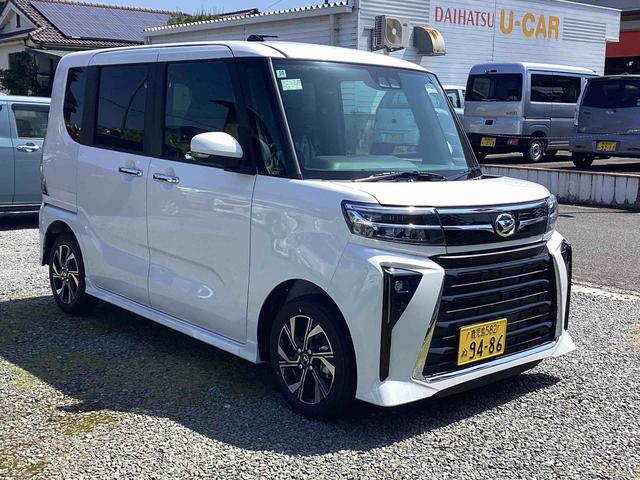 タントカスタムＸインパネシフト　プッシュスタートスイッチ　電子カードキー　電動パーキングブレーキ　両側電動スライドドア　レーンキープアシスト　衝突被害軽減システム　ＡＢＳ（鹿児島県）の中古車