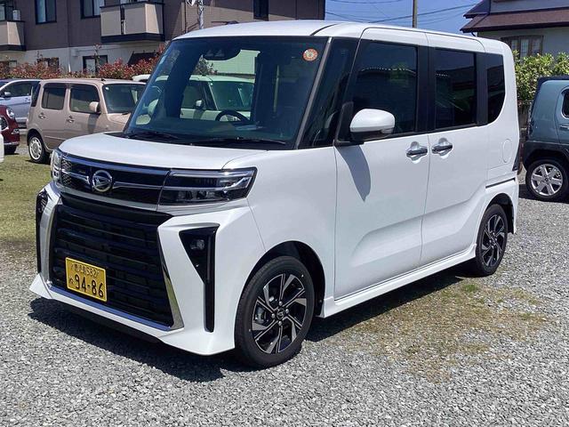 タントカスタムＸインパネシフト　プッシュスタートスイッチ　電子カードキー　電動パーキングブレーキ　両側電動スライドドア　レーンキープアシスト　衝突被害軽減システム　ＡＢＳ（鹿児島県）の中古車