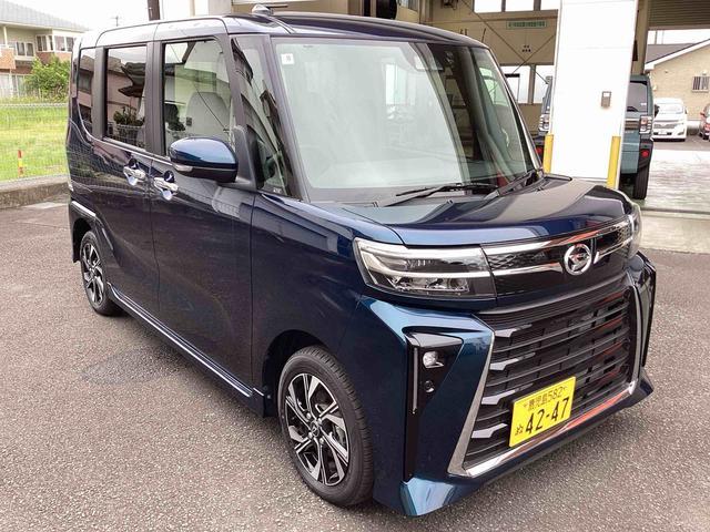 タントカスタムＸインパネシフト　プッシュスタートスイッチ　電子カードキー　電動パーキングブレーキ　両側電動スライドドア　レーンアシスト　衝突被害軽減システム　カーナビ　ドラレコ　アルミホイール　ＡＢＳ（鹿児島県）の中古車