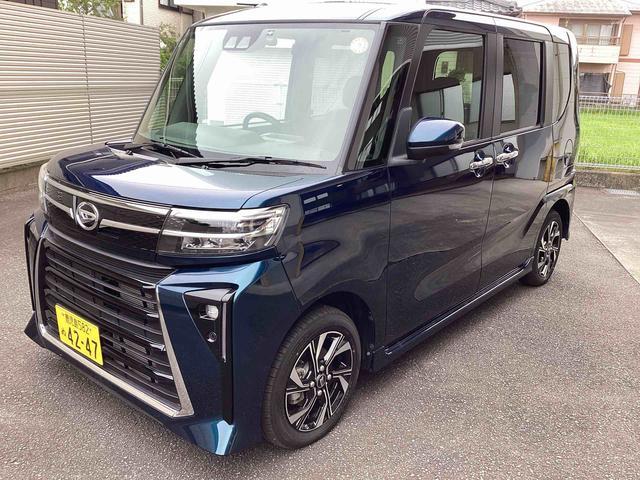 タントカスタムＸインパネシフト　プッシュスタートスイッチ　電子カードキー　電動パーキングブレーキ　両側電動スライドドア　レーンアシスト　衝突被害軽減システム　カーナビ　ドラレコ　アルミホイール　ＡＢＳ（鹿児島県）の中古車